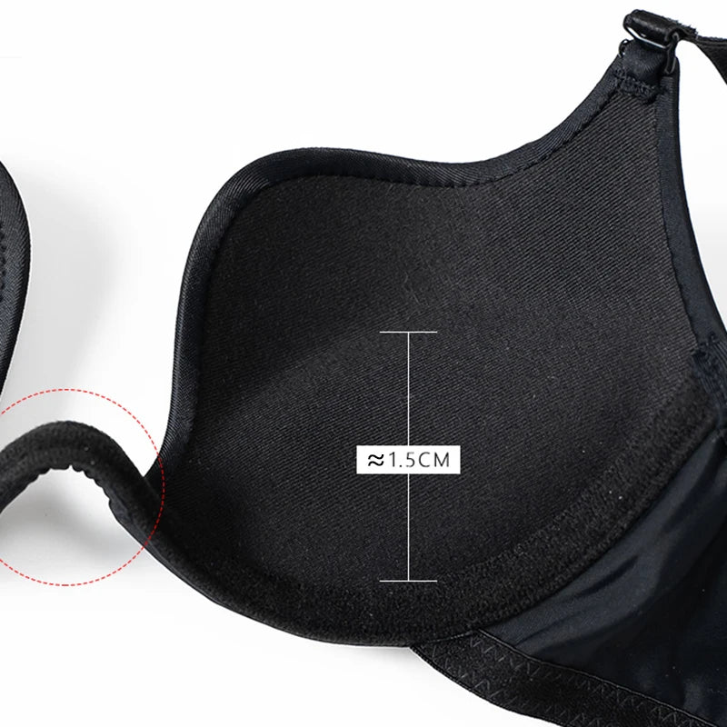 BH Top Super Push Up Bras For Women Plus Size Sexy Lingerie Invisible Backless Bra Women's Underwear Seamless Female Brassiere