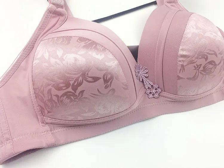 36-44 B/C Cup Bras for Big Breasted Women Fat Full Coverage Thin Wire Free Back Closure Underwear Gathered High Quality Bra