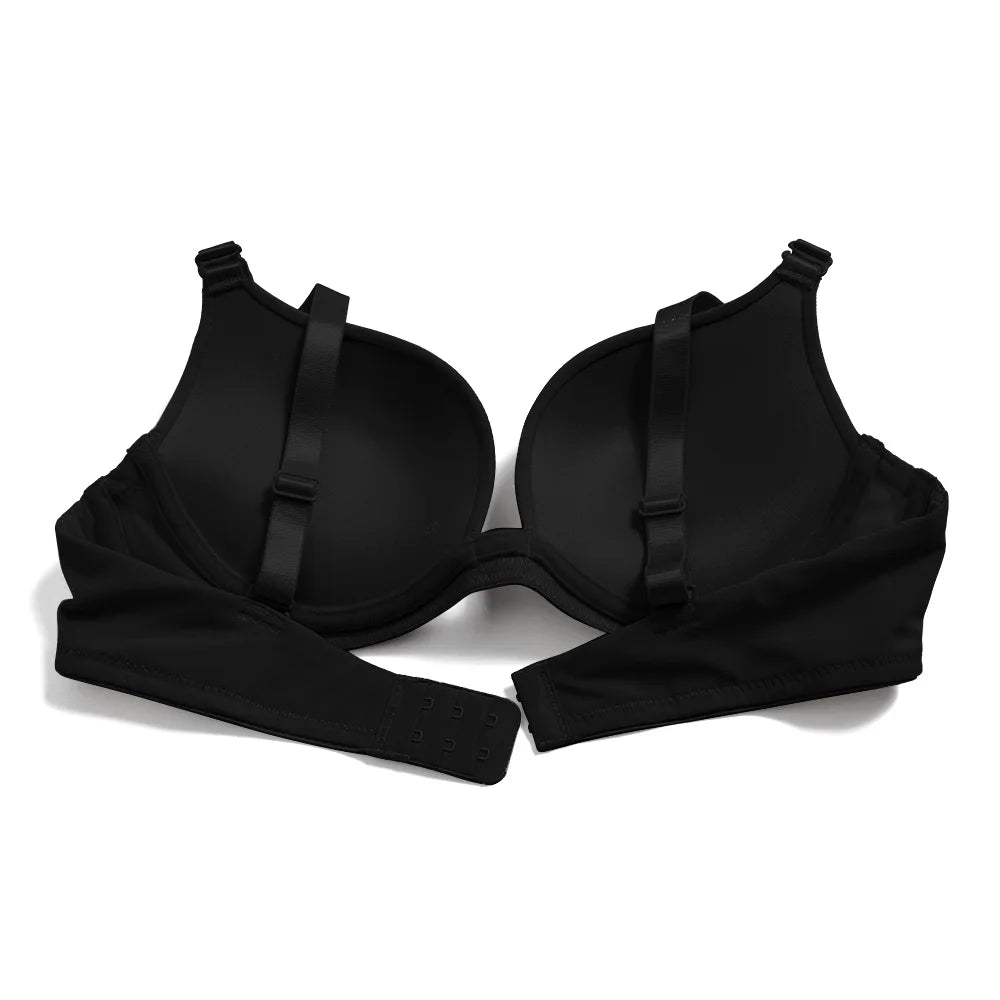 New Sexy Bra For Women Plunge Multiway Underwire Padded Push Up Bras A B C D E 65 70 75 80 85 90 95 100