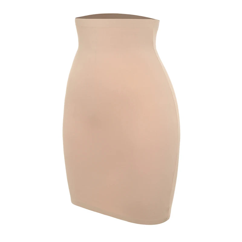 Women Half Slips for Under Dresses High Waist Underskirt Seamless Skirt Shapewear Tummy Control Body Shaper Slimming Underwear
