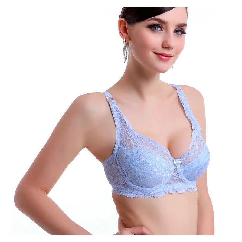 Cotton Bras for Women Lace Floral Sexy push up Cup B C D 105D 105C 105B 100D 100B 95D 95C 95B 90D 90C 85D 85C 80D 80C 80B  C3306