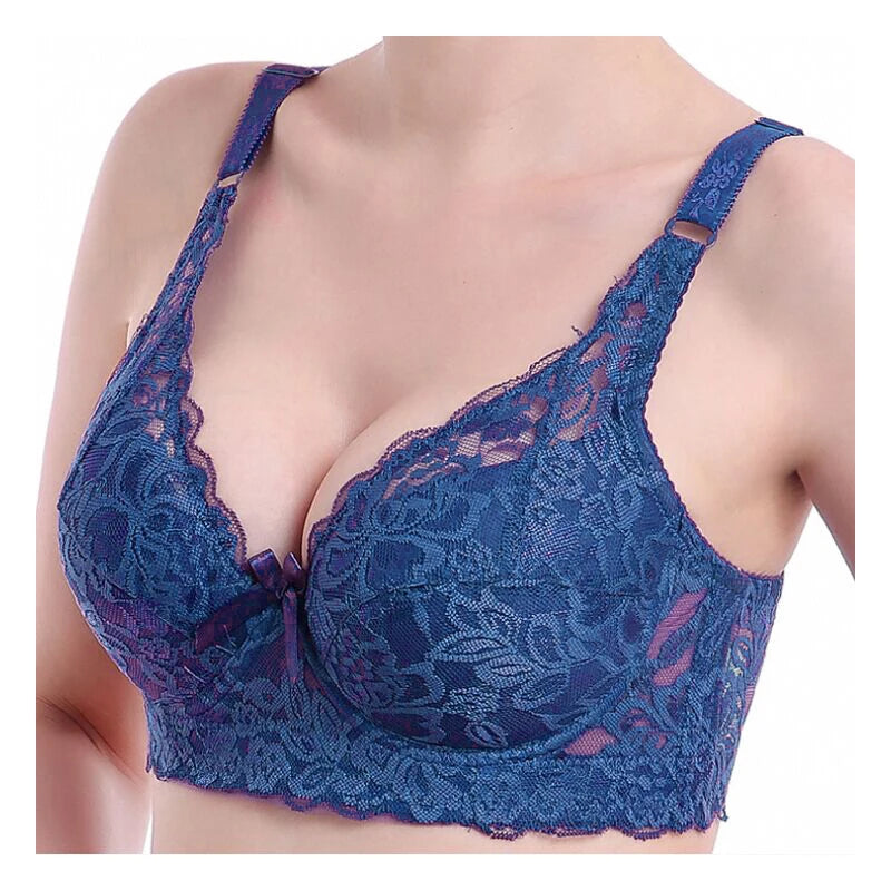 Cotton Bras for Women Lace Floral Sexy push up Cup B C D 105D 105C 105B 100D 100B 95D 95C 95B 90D 90C 85D 85C 80D 80C 80B  C3306