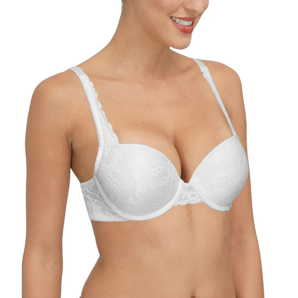 Push Up Women's Bra Sexy Everyday Floral Embroidery Underwire Lace Bralette Plus Size A B C D DD E Cups 70 75 80 85 90 95 100