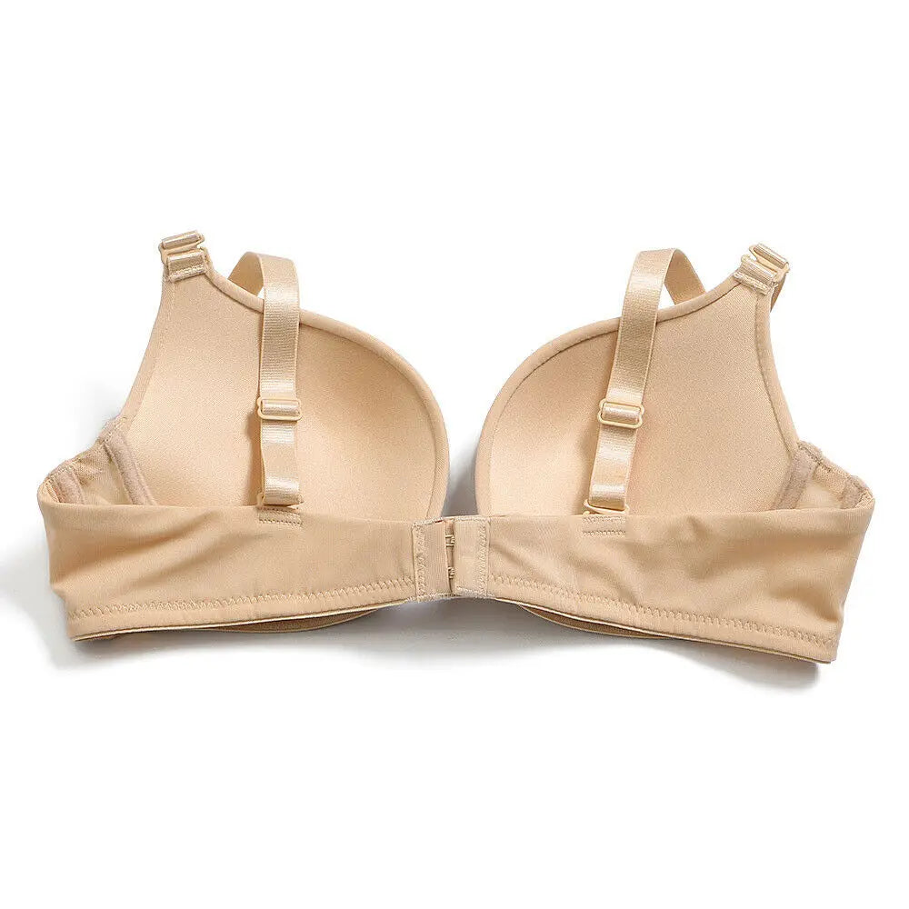 New Sexy Bra For Women Plunge Multiway Underwire Padded Push Up Bras A B C D E 65 70 75 80 85 90 95 100
