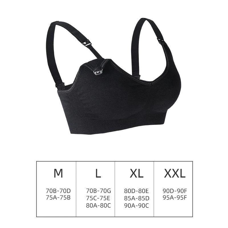 Wireless Maternity Bra Pregnant Women Seamless Prevent Sagging Breastfeeding Bras Push Up Breathable Front Open Nursing Bra Hot