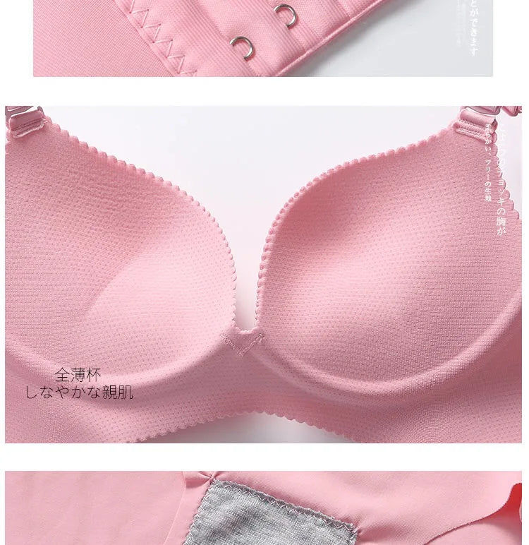 Sexy Bras for Women Lingerie Seamless Pushup Bra Bralette Plunge Wireless Brassiere Female Breathable Underwear Intimates