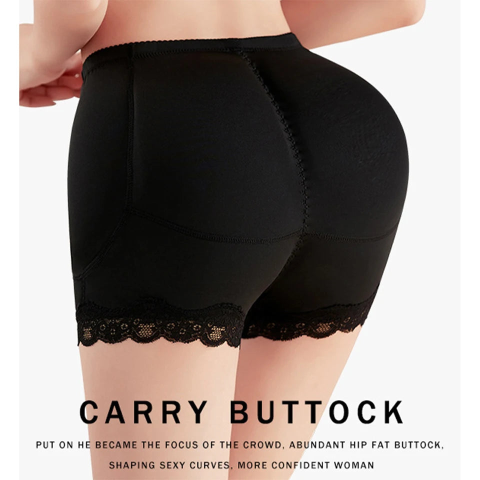 Shapewear Women Padded Underwear Butt Lifter Fake Buttock Hips Enhancer Sexy Body Shaper Control Panties With Filler Plus Size