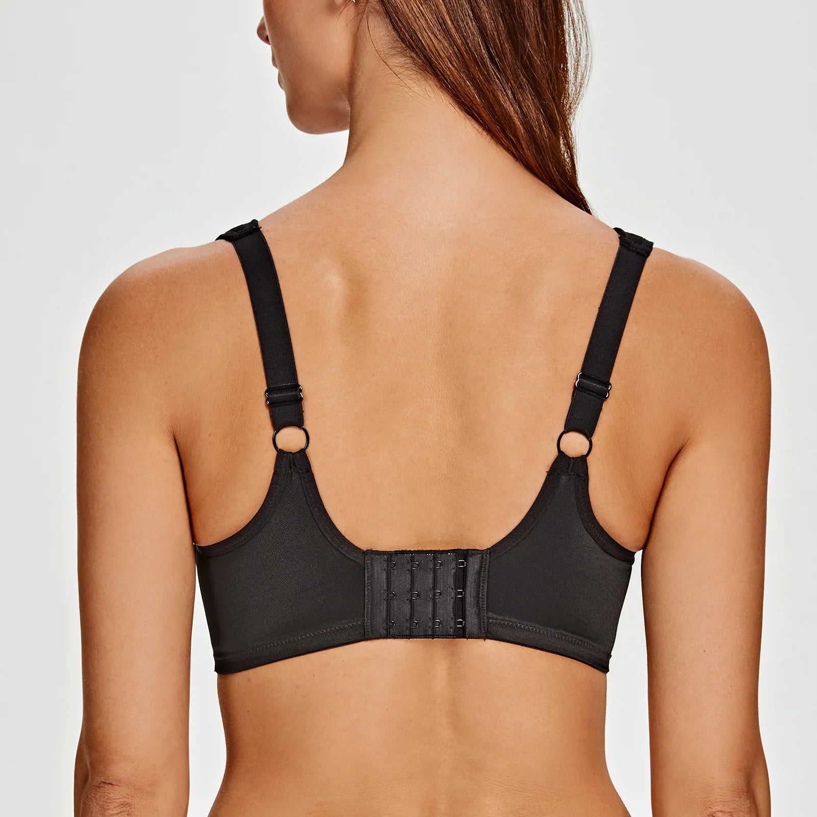 Women's Minimizer Full Coverage Underwire Bra Sexy Lace Comfortable Cushion Strap