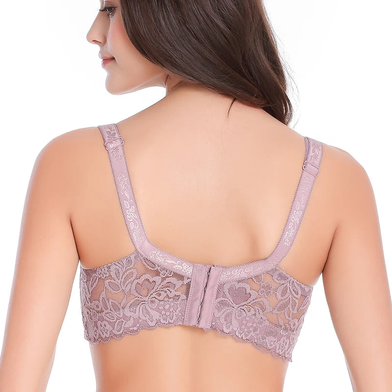 Cotton Bras for Women Lace Floral Sexy push up Cup B C D 105D 105C 105B 100D 100B 95D 95C 95B 90D 90C 85D 85C 80D 80C 80B  C3306