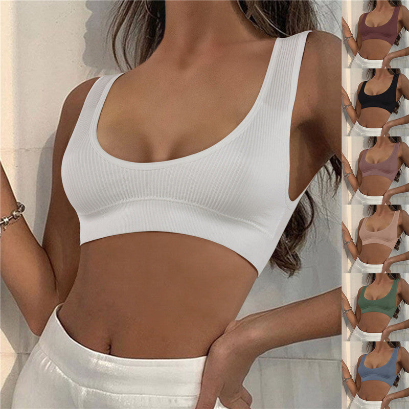 Women Seamless Bras Deep-U Shape Push Up Brassiere Sports Bralette Nowire Underwear Female Comfy Sexy Lingerie Top Intimates