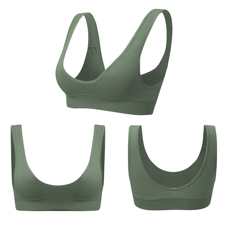 Women Seamless Bras Deep-U Shape Push Up Brassiere Sports Bralette Nowire Underwear Female Comfy Sexy Lingerie Top Intimates