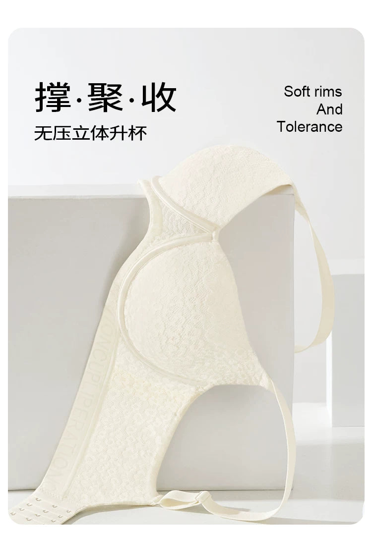 Womens Balconette Bra Full Coverage Lace Embroidery Lightly Padded Underwire Female Large Size Lingerie 34 36 38 40 42 B C D E F