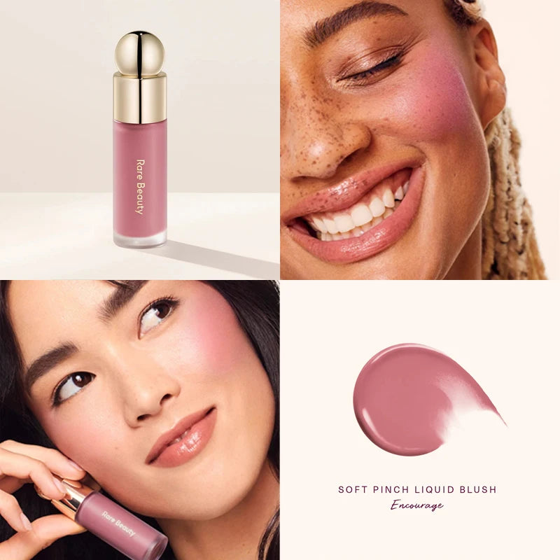 Rare Beauty Liquid Blush Lipstick Eyes Cheek Blusher Waterproof Mositure Face Contour Shadow Liquid Lip Gloss Rouge Plump Makeup