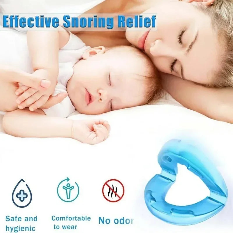 2026-2pcsmodel Anti Snoring Mouthpiece Reusable Snore Stoppers Sleep Difficulty Snore Stoppers Solution Comfort & Easy Breathing