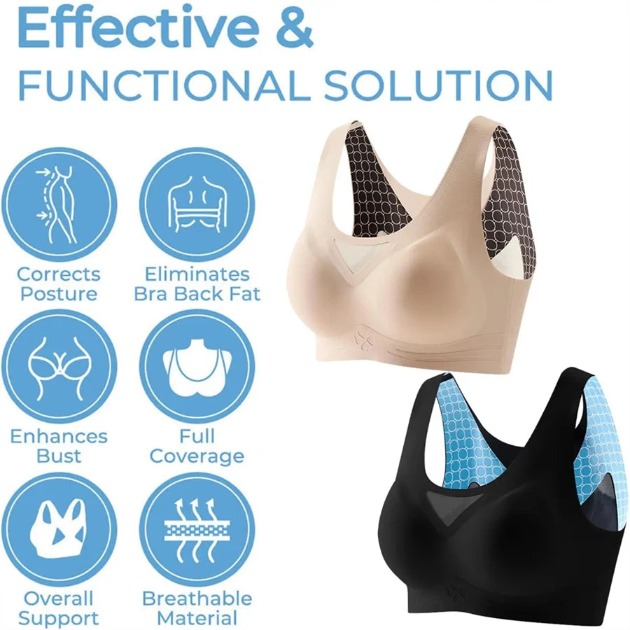 Women Sport Yoga Bra Running Vest Gym Workout Underwear Padded Crop Tops Female Sportswear Brassiere Push Up Fitness Bras