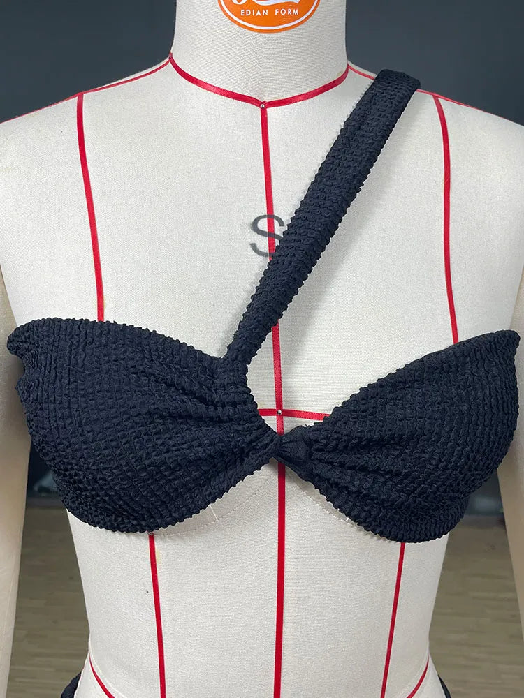 Sexy 3pieces Micro Bikini 2025 Women Swimsuit Female Swimwear Thong Bikinis Set Brazilian Beach Wear Bathing Suit Biquini