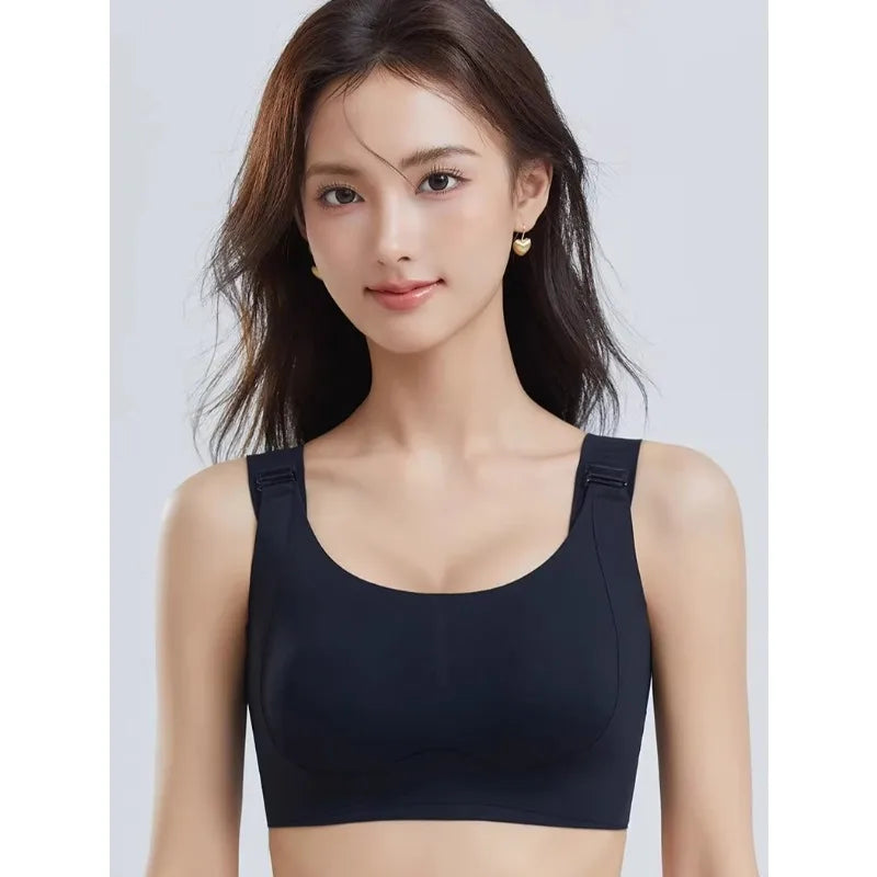 Demand Women's Full Coverage Minimizer Bras Lift Breast Retracting Anti Sagging Seamless No Mark M -3XL for Daily Wear Sleeping