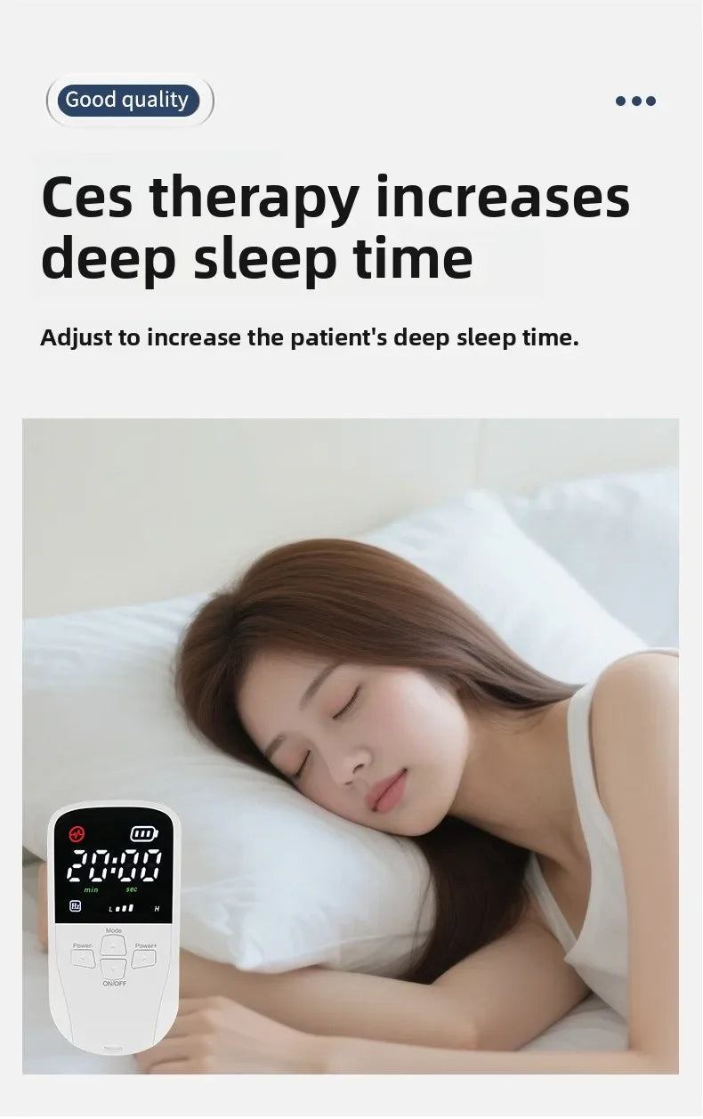 New Portable Pulse Micro-current CES Stimulating Sleeper Second Sleep Assisting Decompression Artifact