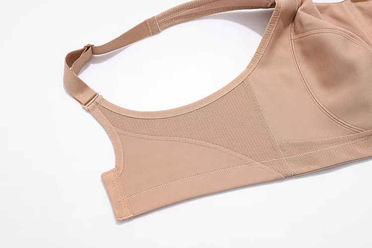 Women High Support Full Coverage Plus Size Sports Bras  No Padded Wireless Bras Running Fitness Lady Sportwear Tops