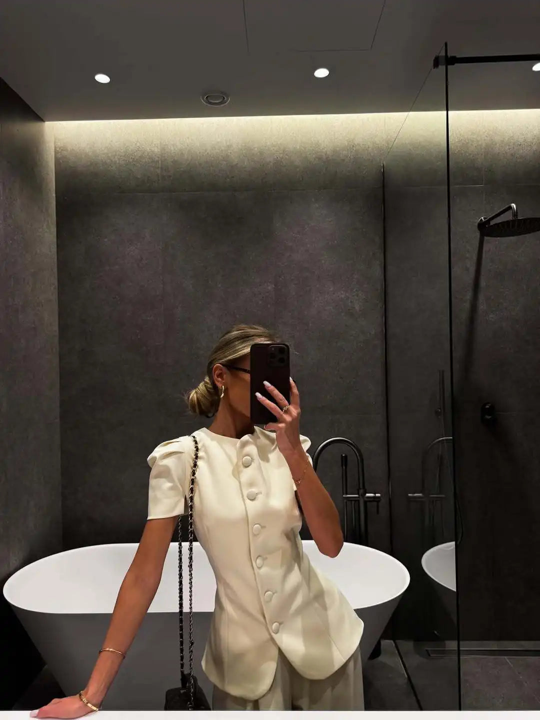 Women's Matching Sets 2026 New Fashion Elegant Jacket Top Loose High Waist Casual Trousers Women's Lingerie Sets 2 Pieces Set