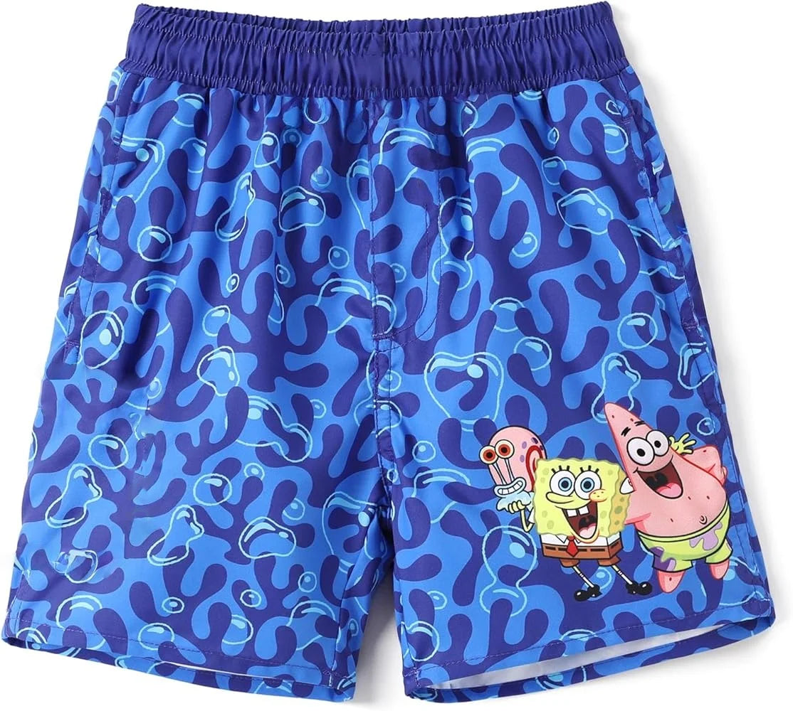 Bikini Bottom Collection! SpongeBob Family 3D Print Loose Shorts, Eye-Catching Outfits for Adults and Kids