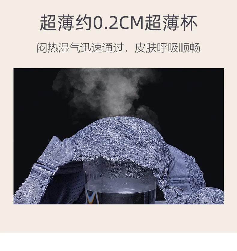 Wireless Large Size Lifting & Supportive Bra for Women Anti-Sag Adjustable Slimming Comfort 75 80 85 90 95 B C D E F