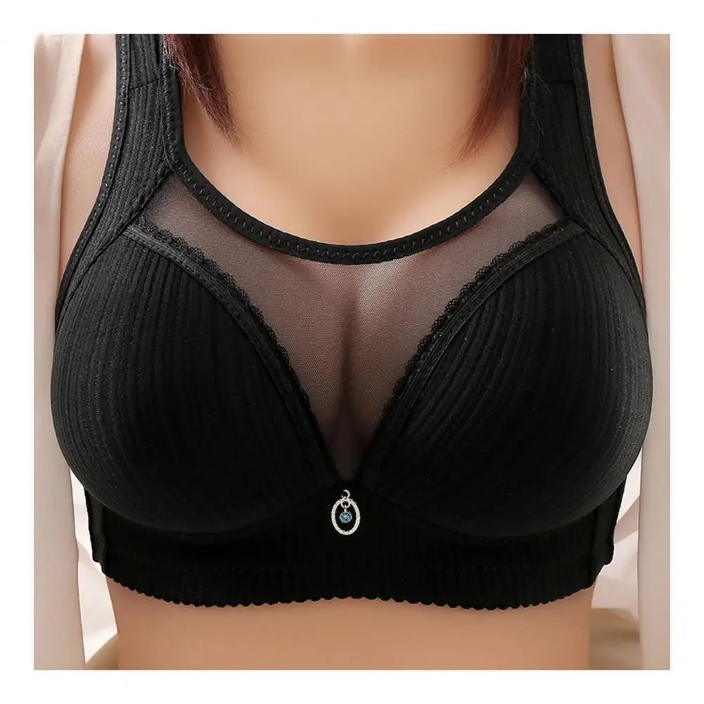 Women Seamless Wireless Bra Solid Color Bra with Chest Pad Traceless Breathable Wide Shoulder Strap Push-up Bra Sexy Ladies Bras