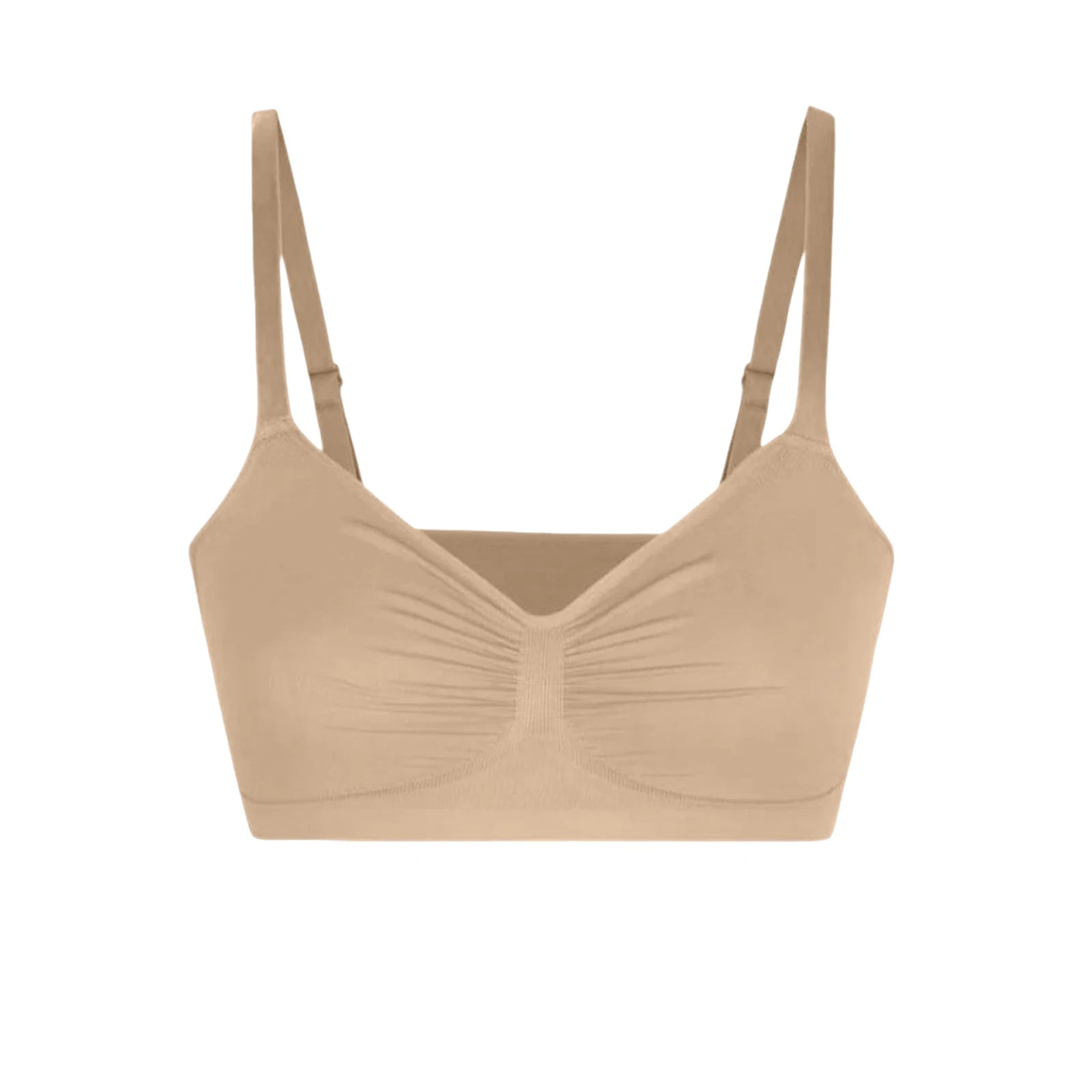 Adjustable Shoulder Straps Breasts Bra Seamless Bras Full Coverage Wireless Push Up Bra For Women Comfort Sculpting Bralettes