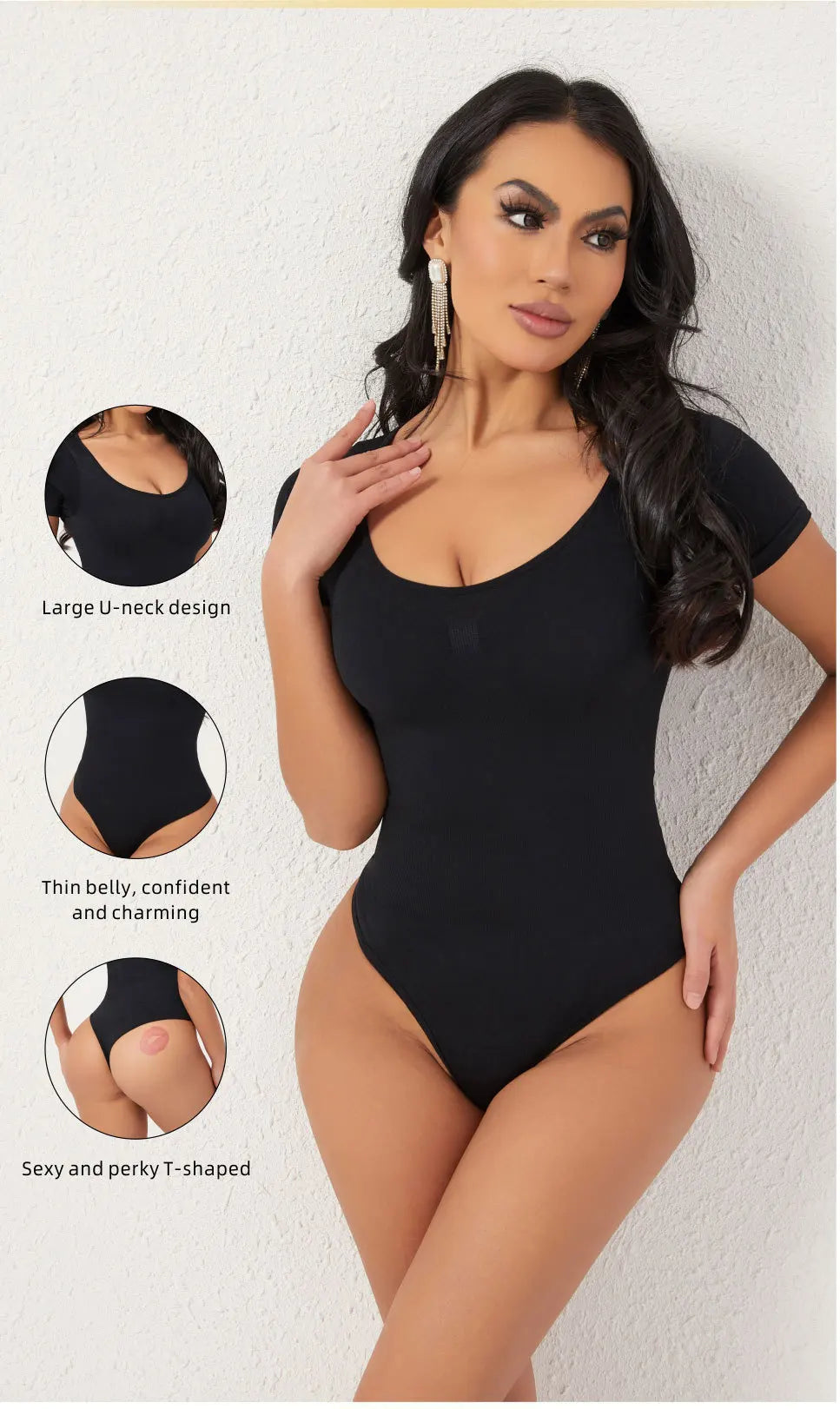 Shapewear Waist Cincher Tummy Shaping Crotch Control Butt Hip Lifter Full Body Shaper Slimming Sheath Bodysuit Woman Body
