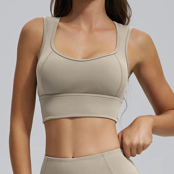 Sexy Sports Bras Women Fitness Vest High Strength Sports Tops Backless Yoga Bra Running Fitness Breathable Shockproof Yoga Bra