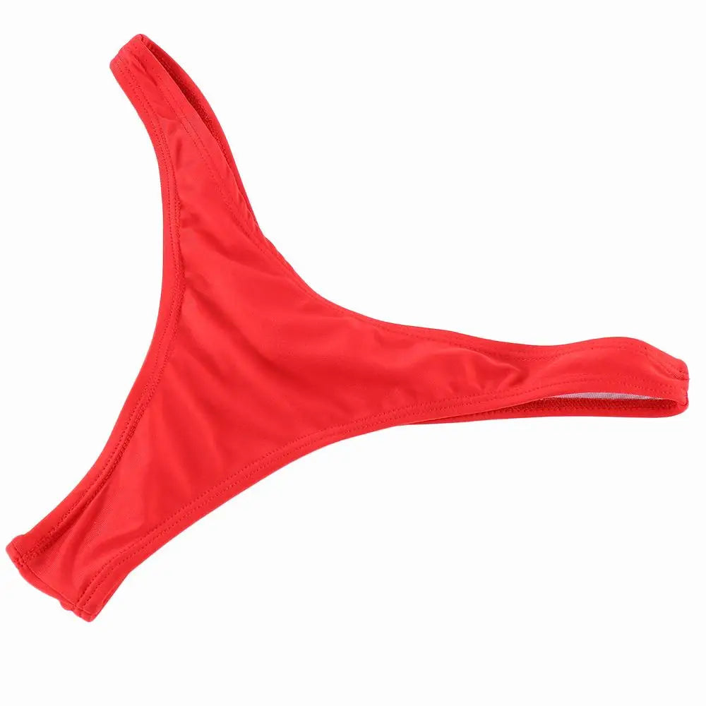 Swimwear Women Briefs Bikini Bottom Side Ties Brazilian Thong Swimsuit Classic Cut Bottoms Biquini Swim Short Ladies Swimsuit
