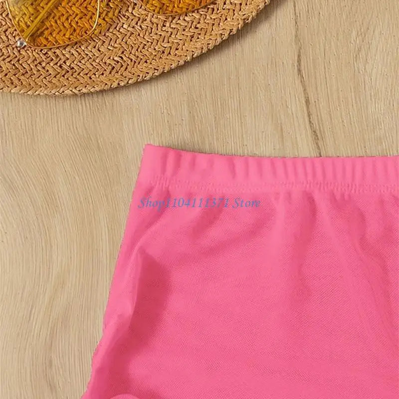 Womens Swim Shorts Solid Color Bikinis Bottom Girls Drawstring Swimsuit Bottom Highs Waist Swim Shorts for Beachwears