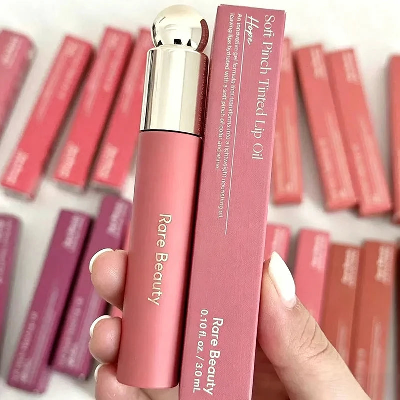 Rare Beauty Liquid Blush Silky and Glides On Smoothly Nature Long Lasting Plump Happy Hope Delight Stained Lipstick Gloss Makeup