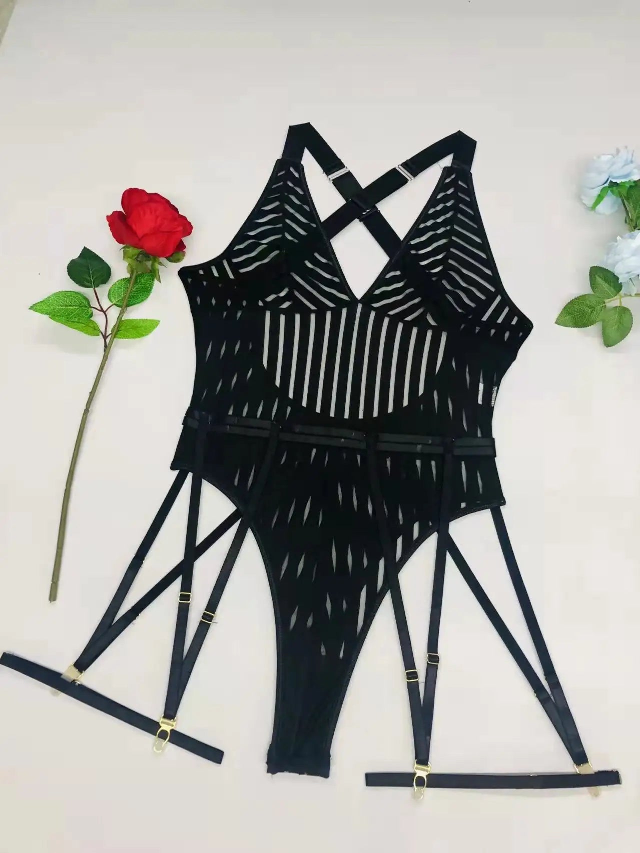 Sexy Strip See Through Lingerie Bodysuit Seductive Erotic Eco-Friendly Packing