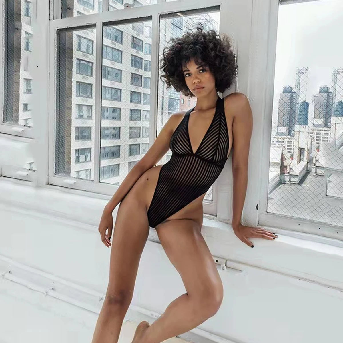 Sexy Strip See Through Lingerie Bodysuit Seductive Erotic Eco-Friendly Packing