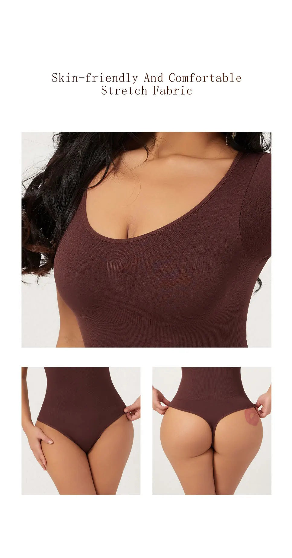 Shapewear Waist Cincher Tummy Shaping Crotch Control Butt Hip Lifter Full Body Shaper Slimming Sheath Bodysuit Woman Body