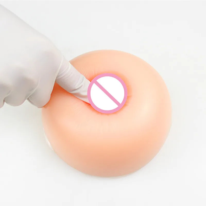 Shemale Boobs Breast Forms Lightweight Fake Boobs Lifelike Prosthesis Bra 500-1400g Skin Friendly A-D Cup Bra Novelty Costume