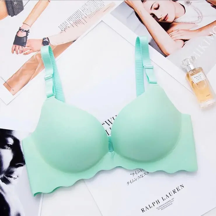 Wireless Seamless Bras for Women Push Up Bralette No Underwire, Ultra Soft Comfort Bra with Breathable Padding Sexy Everyday Li