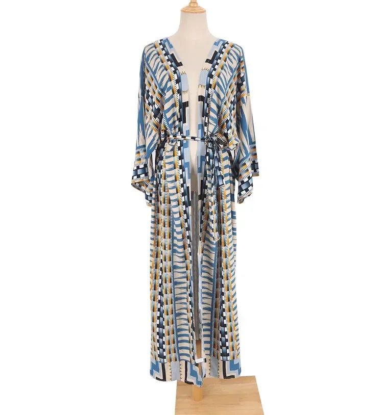 Women Swimsuit Beach Cover Up Dress Sleeve Tunic Long Pareos Cosplay Covers ups Summer Robe Plage Beachwear 2026