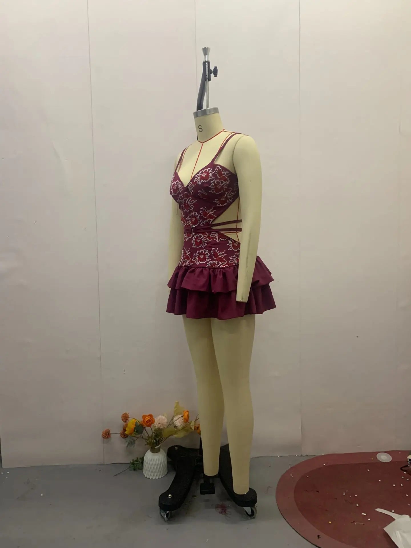 Slip Dress Women Sexy Print Dresses V Neck Backless Sleeveless Tierred Vestidos Above Knee Printing A Line Summer 2025 Sundress