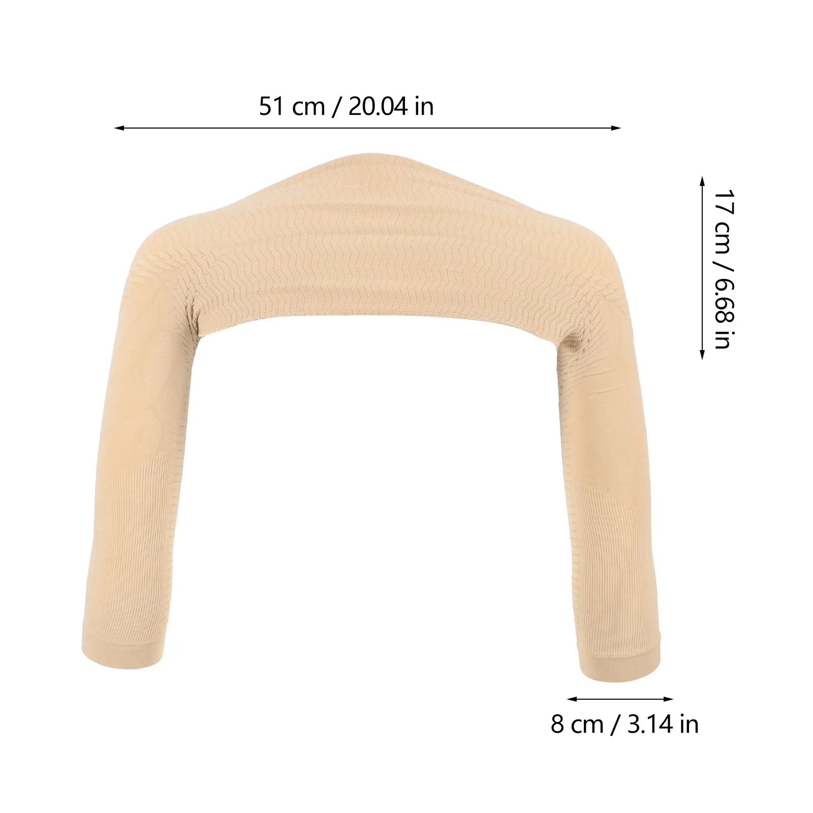Women Arm Shaperwear Elastic Lightweight Arm Slimmer Shapewear Posture Correction Back Hunchback Prevent Shoulder Support Wrap