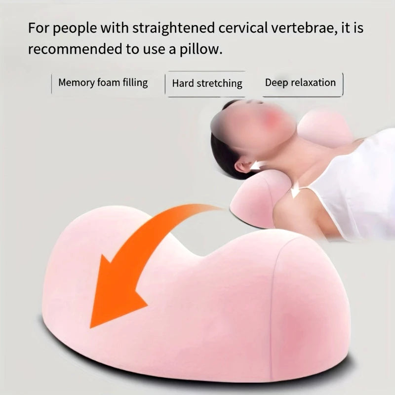 Simple Solid Color Cervical Pillow for Sleep Assistance, Cervical Pillow for Adult Sleep Massage, Cervical Pillow for Protection