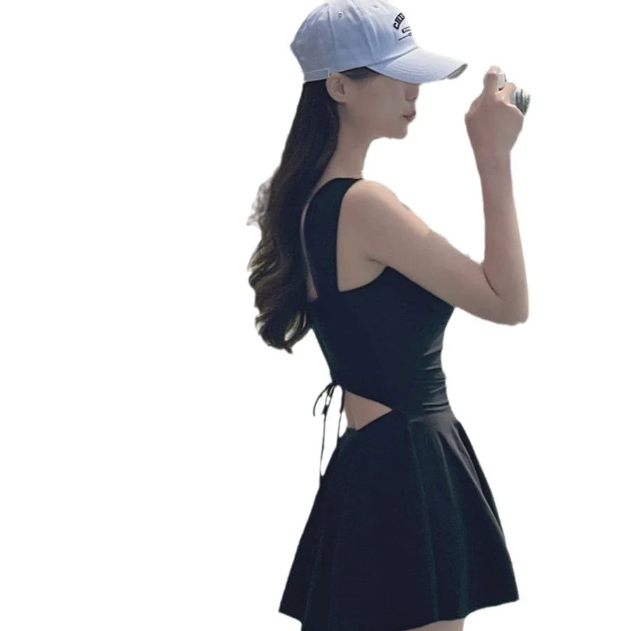 New One-piece Swimsuit for Women, Covering The Belly and Slimming Down, Gathering Sexy Seaside Swimsuits, Soaking in Hot Springs