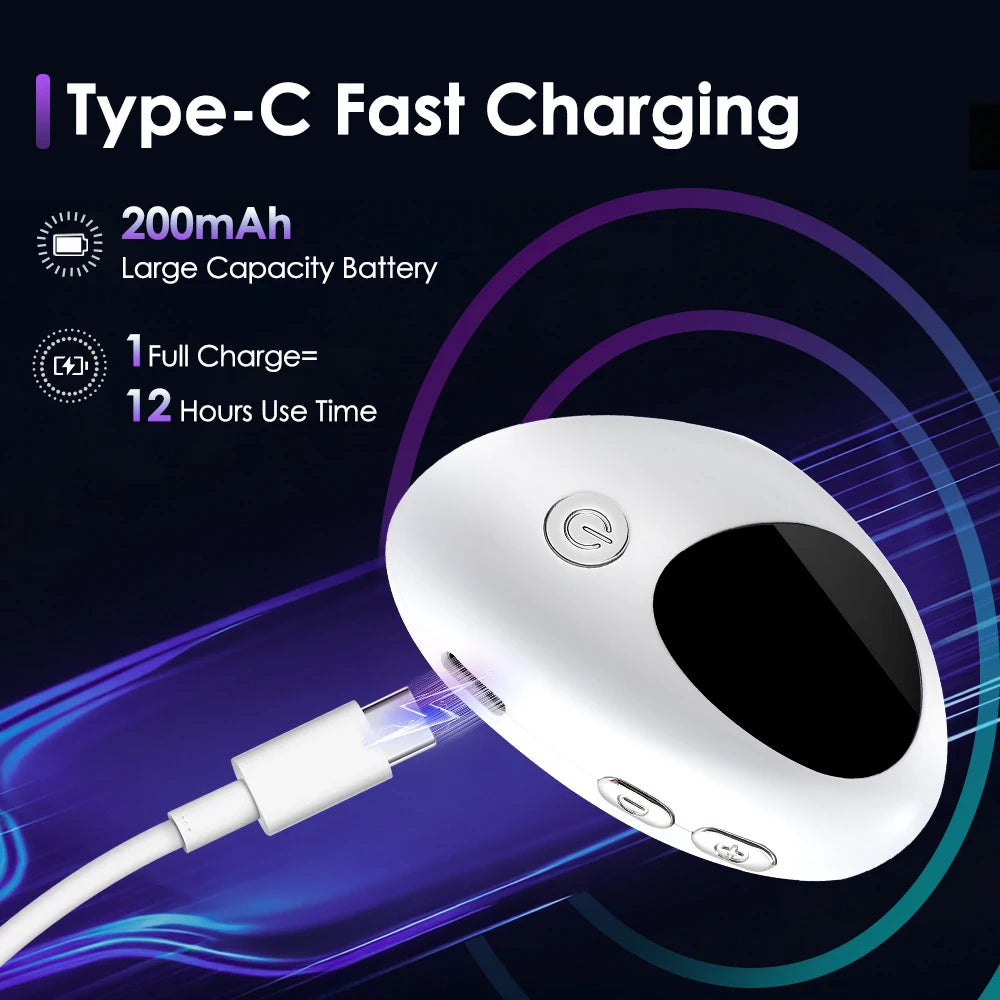 Microcurrent Sleep Aid Device EMS Sleep Aid Machine Sleep Instrument for Insomnia Stress Anxiety Relief Palm Pulse Massager