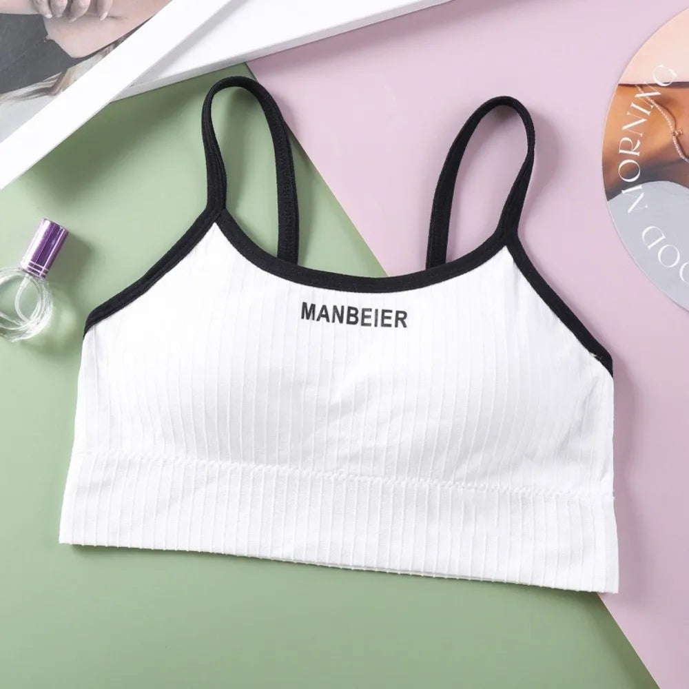 Basic Lingerie Wireless Bra Simple Elastic Brassiere for Women Underwear Seamless Bras Sport