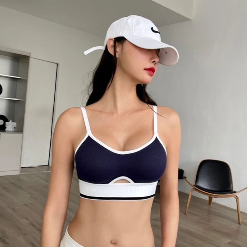 Sports Bra For Women With Small Breasts, Push-up Bra For Beautiful Back, Showing Large Breasts, Shock-proof Bra Without Rims