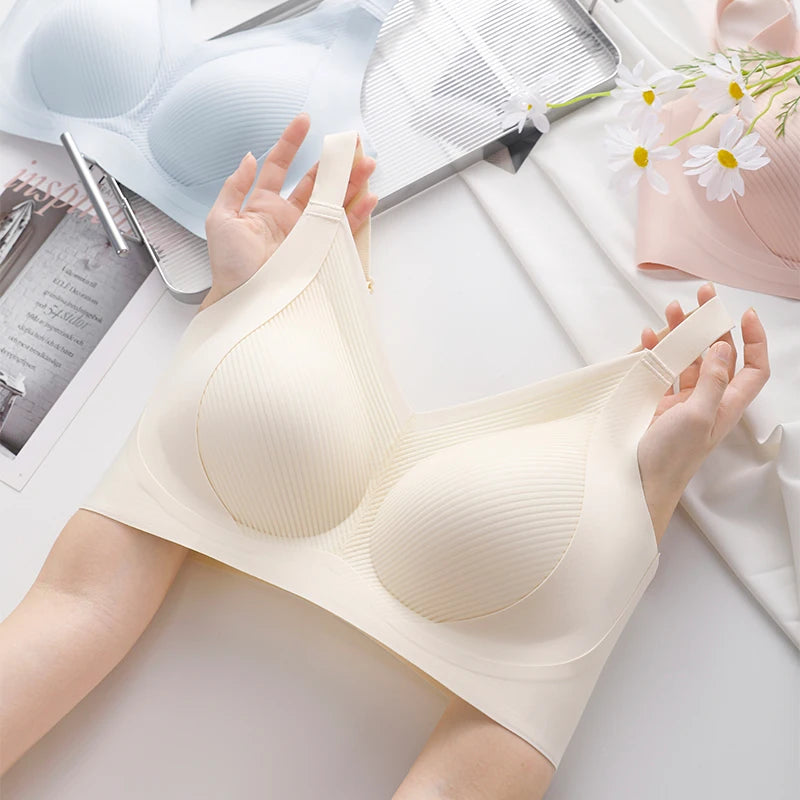 Push-up Bras High Quality Women's Bras Unwired Bra for Woman Sexy Lingerie Sporty Woman Top Plus Size Bra Sports Seamless Ladies