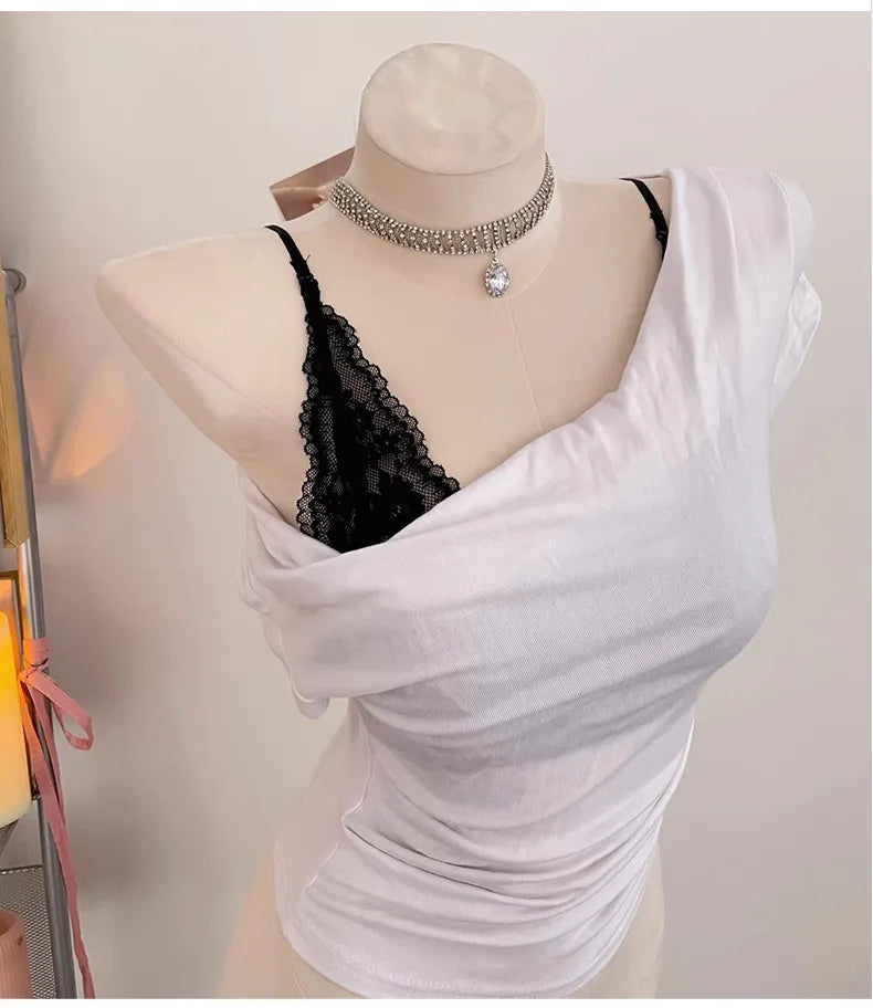Lace Halter Backless Bra Push Up Small Bust Sexy Pure Desire Back Beauty Women Young Girl Fashion Intimates Underwear New Trend