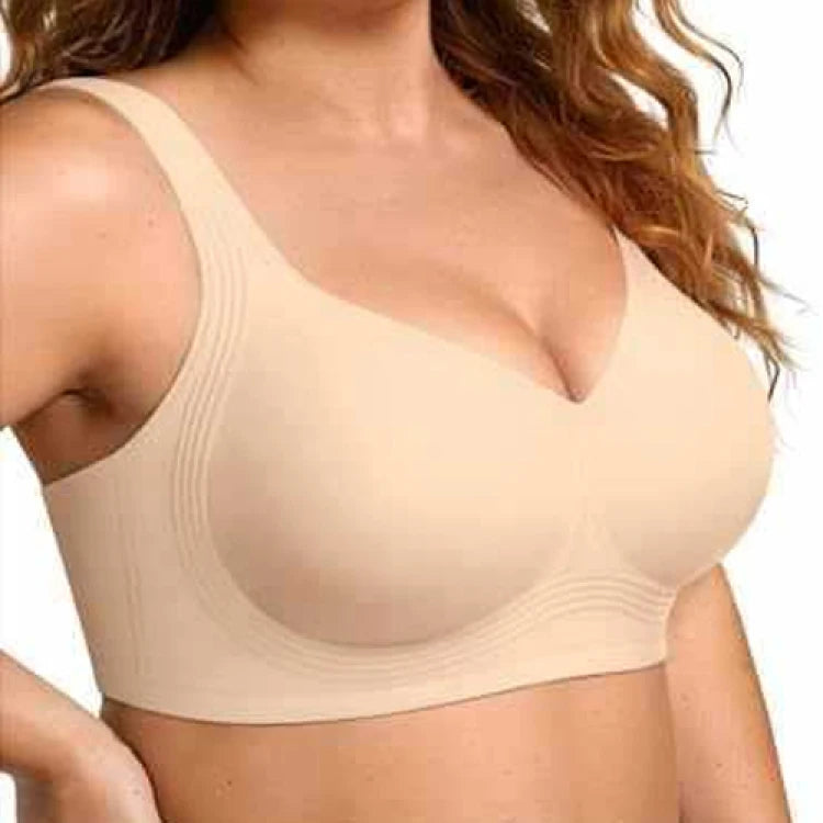 Wireless Seamless Women's Bra, Removable Pads Breathable Bralette,Soft Comfort Fit,Ideal for Daily Casual Outfits&Sleep Wear