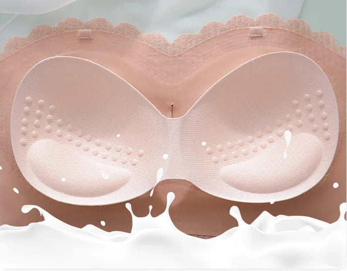 Women Seamless Bralette Sexy Invisible Bra Tube Tops Strapless Bras Lingerie Wireless Wedding Brassiere Push Up Underwear